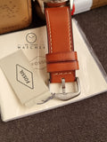 Fossil Men’s Quartz Leather Strap Blue Dial 46mm Watch FS5607