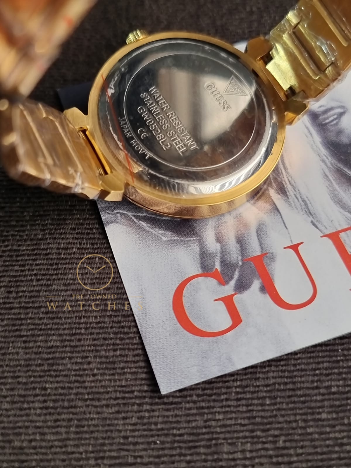 Guess Lily Collection 3 Hand Womens Analog Beige Dial Coloured Quartz Watch, Round Dial with 36 mm Case Width - GW0528L2