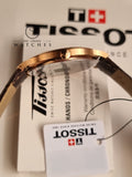 TISSOT Men’s Swiss Made Quartz Brown Leather Strap Blue Dial 42mm Watch T063.610.36.047.00