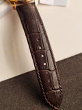 TISSOT Men’s Swiss Made Quartz Brown Leather Strap Blue Dial 42mm Watch T063.610.36.047.00