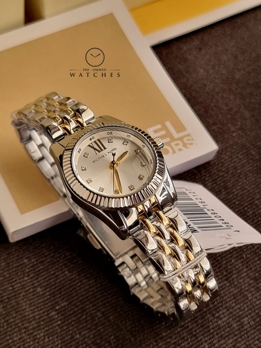 Michael Kors Lexington Three-Hand Two-Tone Stainless Steel Watch Mk4740