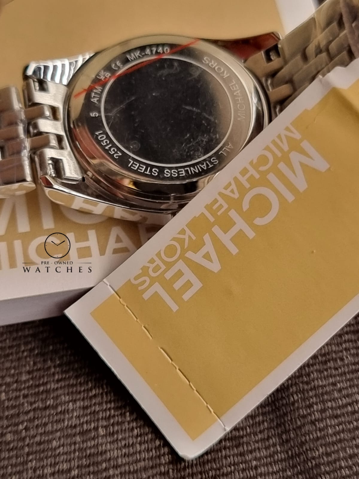 Michael Kors Lexington Three-Hand Two-Tone Stainless Steel Watch Mk4740