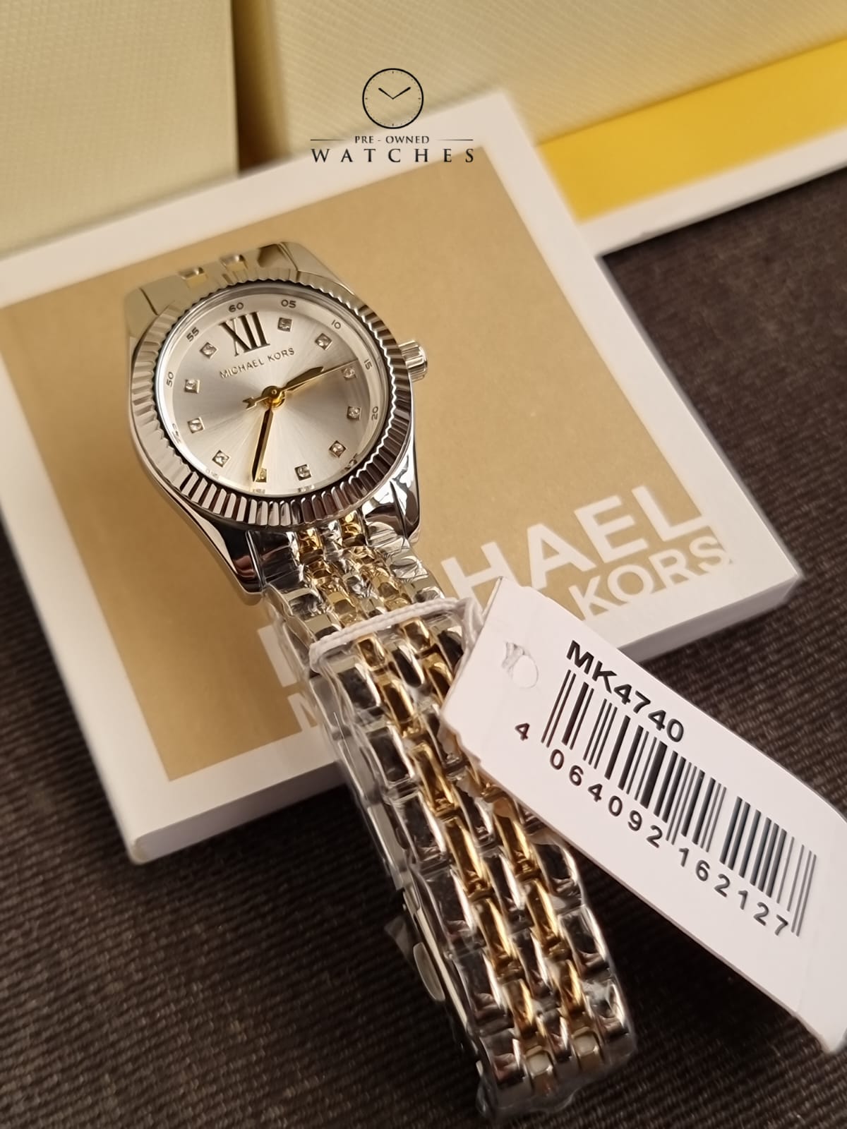 Michael Kors Lexington Three-Hand Two-Tone Stainless Steel Watch Mk4740