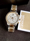 MICHAEL KORS Brinkley Chronograpgh Silver Dial Ladies Watch Item No. MK6188