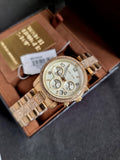 MICHAEL KORS Runway Chronograph Champagne Dial Gold-tone Stainless Steel Ladies Watch Model No MK5826