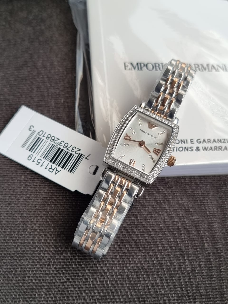 Emporio Armani Analog White Dial Women's Watch-AR11519