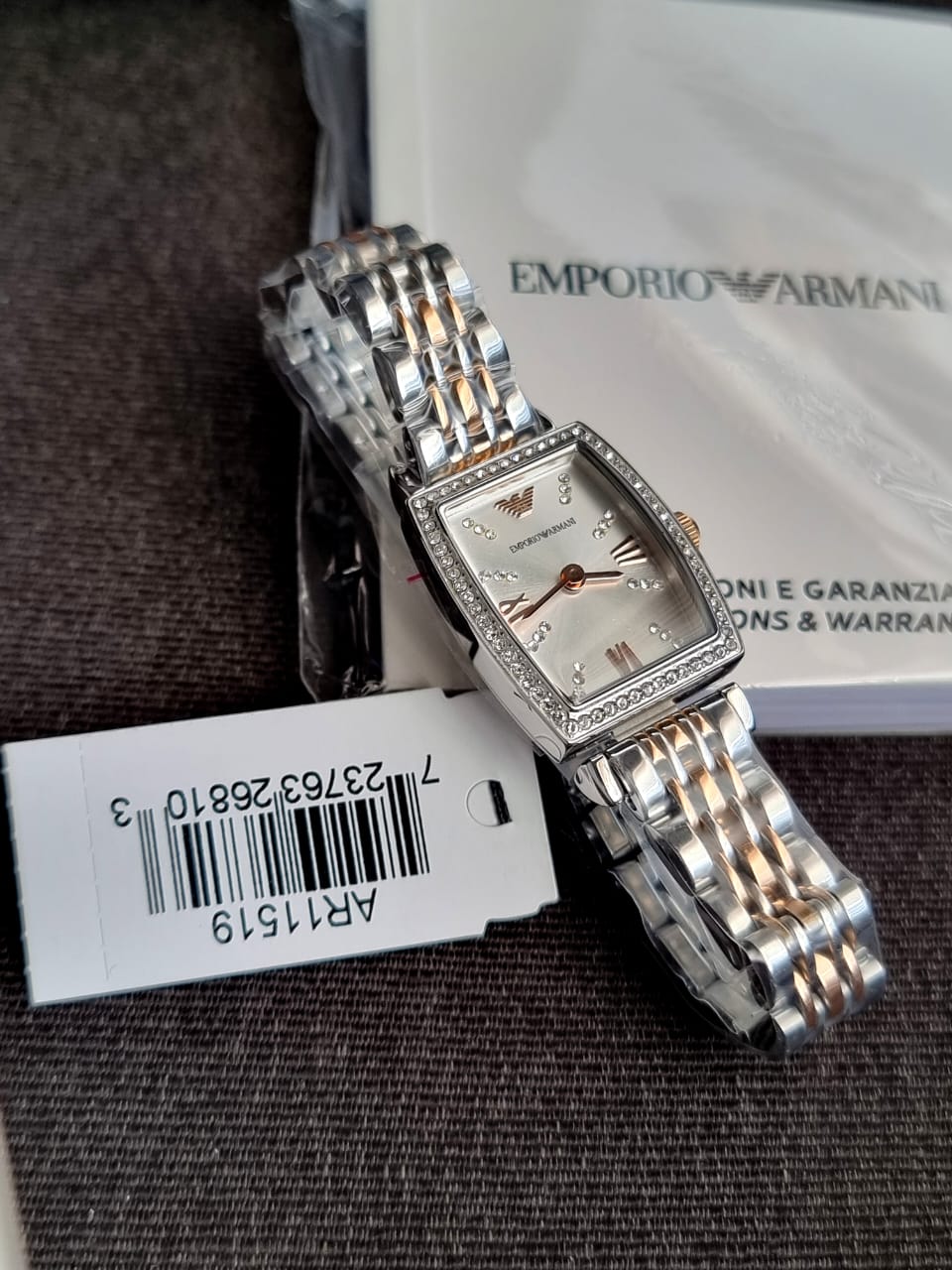 Emporio Armani Analog White Dial Women's Watch-AR11519