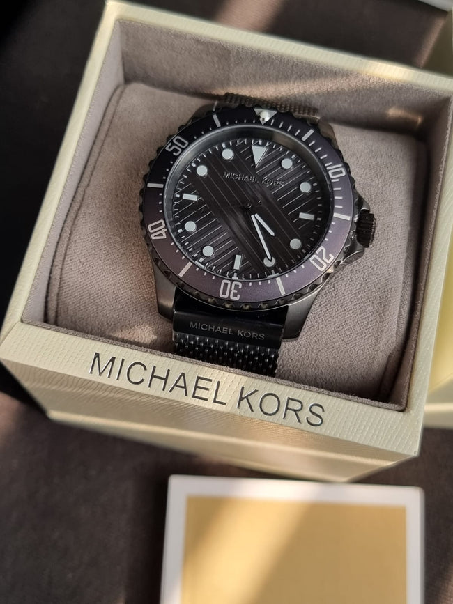 Michael Kors Men's Watch Everest 43mm Black Gunmetal MK9093 Main Image