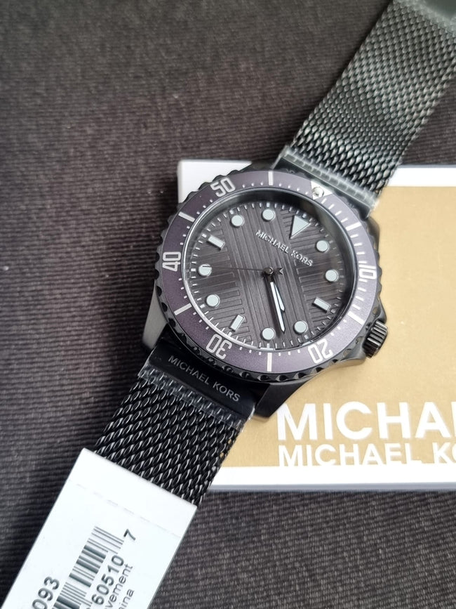Michael Kors Men's Watch Everest 43mm Black Gunmetal MK9093 Hover Image