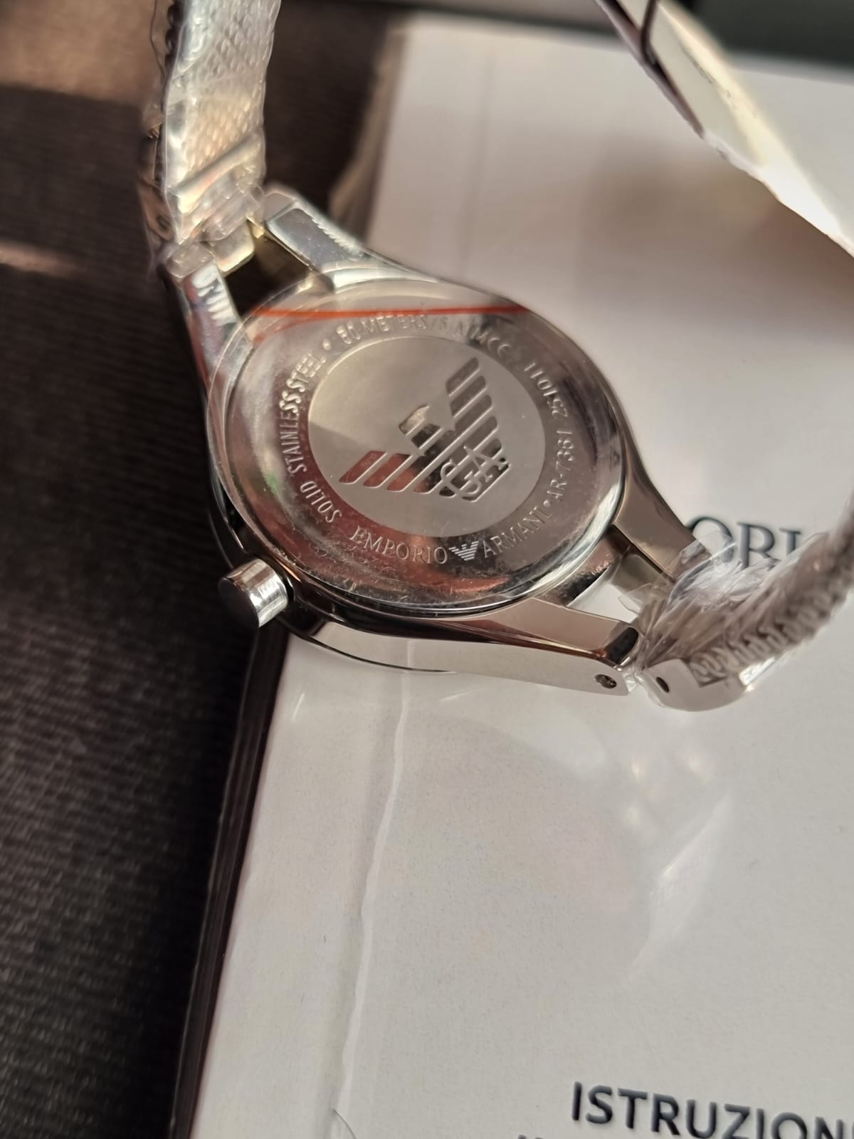 Emporio Armani Analog Silver Dial Women's Watch - AR7361