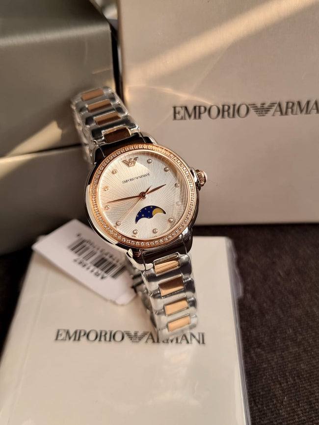 Emporio Armani Women's Three-Hand Watch; Dress Watch for Women Hover Image