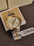 Michael Kors Women’s Quartz Two Tone Stainless Steel Silver Dial 40mm Watch MK7319