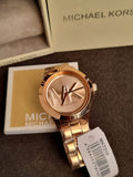 Michael Kors Women’s Quartz Rose Gold Stainless Steel Rose Gold Dial 40mm Watch MK7318