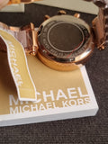 Michael Kors Women’s Quartz Stainless Steel Rose Gold Dial 39mm Watch MK5896