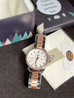 Fossil Women’s Quartz Stainless Steel Silver Dial 35mm Watch ES4396