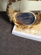 Michael Kors Mens Quartz Watch, Analog Display and Stainless Steel Strap MK5575