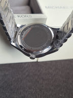 Michael Kors Layton Silver Stainless Steel Silver Dial Quartz Watch for Ladies - MK5958