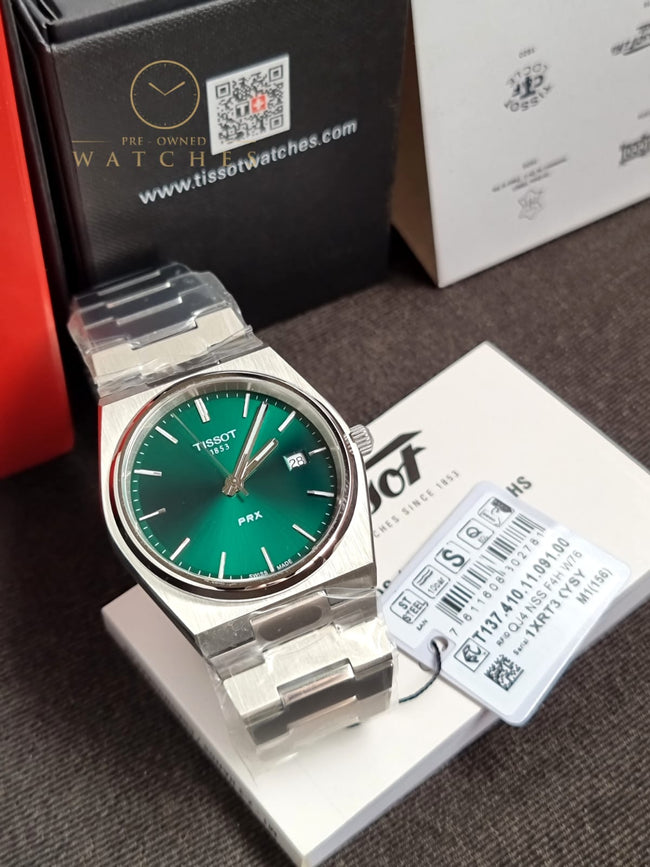 Tissot T137.410.11.091.00 PRX Metal Band Men Watch Hover Image