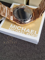 Michael Kors Women’s Quartz Rose Gold Stainless Steel Rose Gold Dial 37mm Watch MK1063