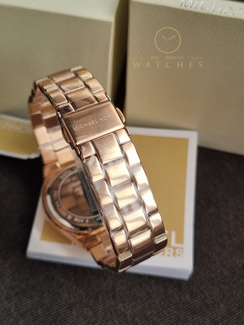 Michael Kors Women’s Quartz Rose Gold Stainless Steel Rose Gold Dial 37mm Watch MK1063