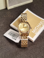 Michael Kors Lexington Three-Hand Gold-Tone Stainless Steel Watch MK4741