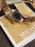 Michael Kors Lexington Three-Hand Gold-Tone Stainless Steel Watch MK4741