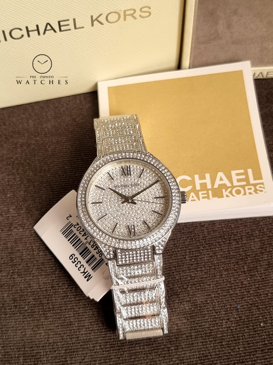 Michael Kors Women’s Quartz Stainless Steel White Dial 38mm Watch MK3359