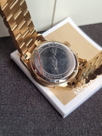 Michael Kors Runway Chronograph Gold-Tone Stainless Steel Watch MK7323