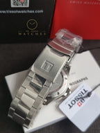 TISSOT Men’s Swiss Made Quartz Silver Stainless Steel Blue Dial 40mm Watch T120.410.11.041.00