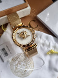 Versace Women’s Quartz Swiss Made Stainless Steel White Dial 37mm Watch VEDV00619