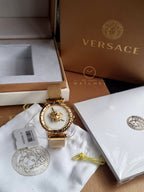 Versace Women’s Quartz Swiss Made Stainless Steel White Dial 37mm Watch VEDV00619