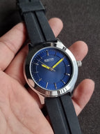 Kenneth Cole Reaction 'Sport' Men's Quartz Metal and Rubber/Stainless Steel Chronograph Watch.