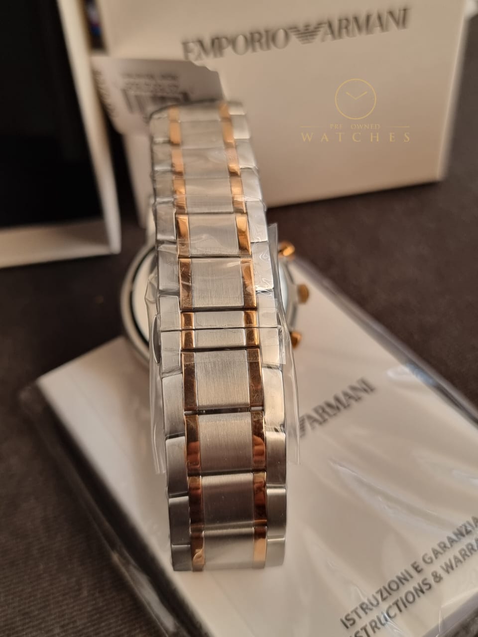 Emporio Armani Men’s Chronograph Stainless Steel 43mm Watch AR80025