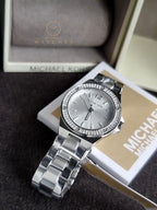 Michael Kors Women’s Quartz Silver Stainless Steel Silver Dial 33mm Watch MK7280