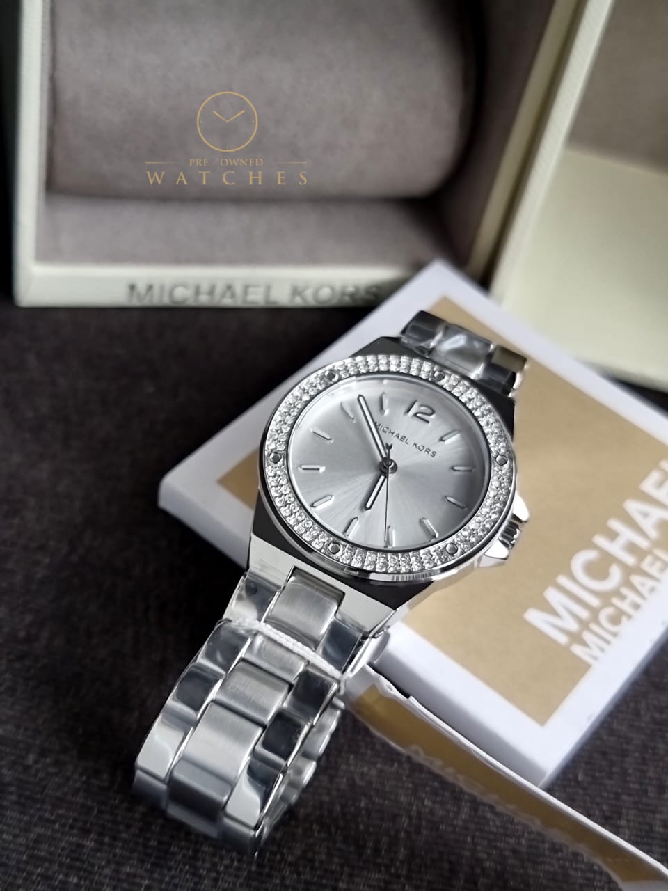 Michael Kors Women’s Quartz Silver Stainless Steel Silver Dial 33mm Watch MK7280