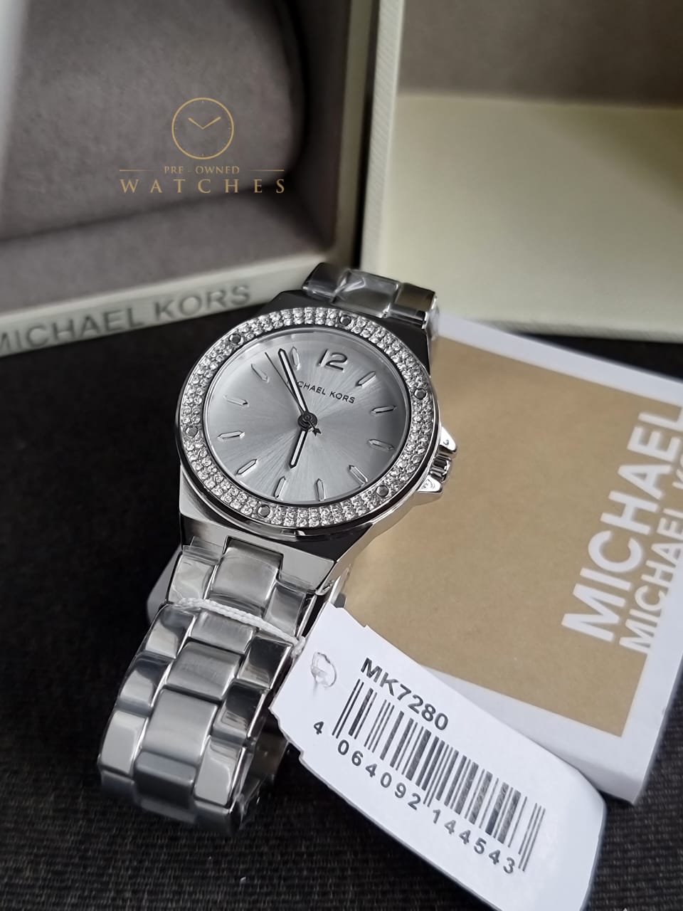 Michael Kors Women’s Quartz Silver Stainless Steel Silver Dial 33mm Watch MK7280