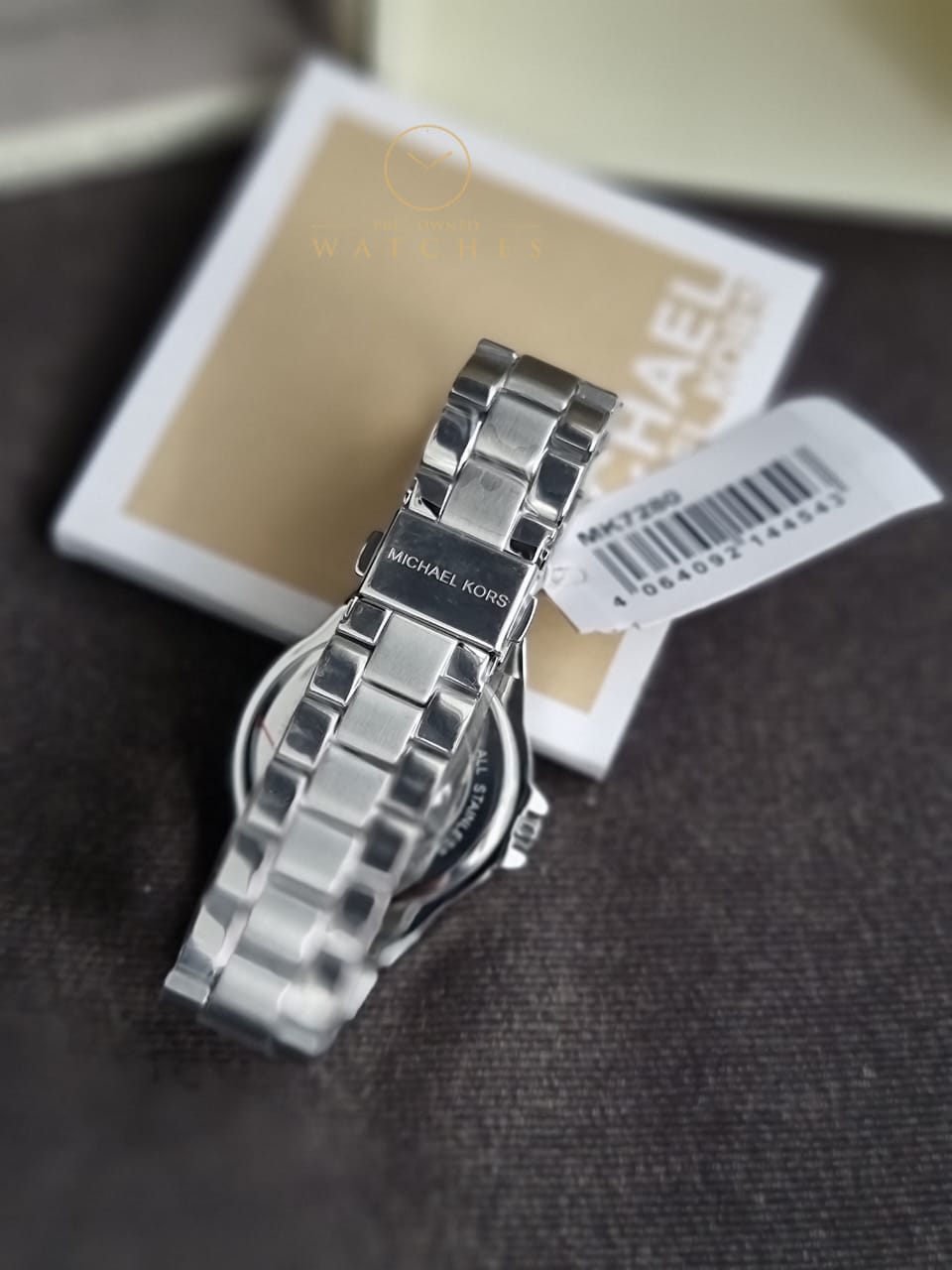 Michael Kors Women’s Quartz Silver Stainless Steel Silver Dial 33mm Watch MK7280
