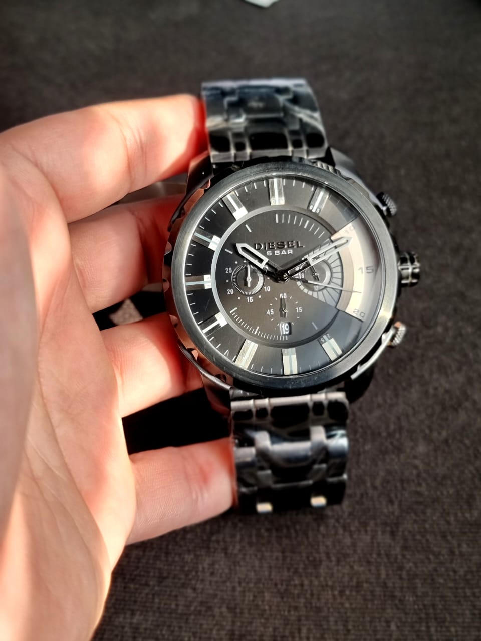 Diesel Stronghold Men's Watch Black (DZ4349)