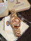 FOSSIL Scarlette Crystal Rose Dial Ladies Watch ES4318