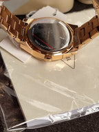 FOSSIL Scarlette Crystal Rose Dial Ladies Watch ES4318