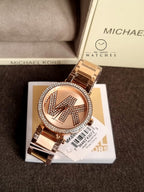 Michael Kors Women’s Quartz Rose Gold Stainless Steel Rose Gold Dial 39mm Watch MK6660