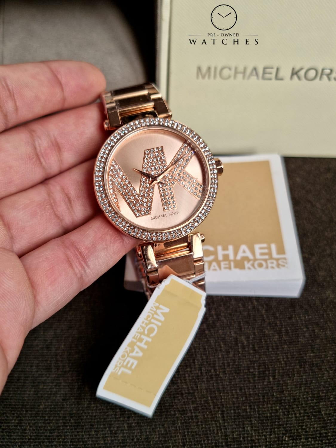 Michael Kors Women’s Quartz Rose Gold Stainless Steel Rose Gold Dial 39mm Watch MK6660