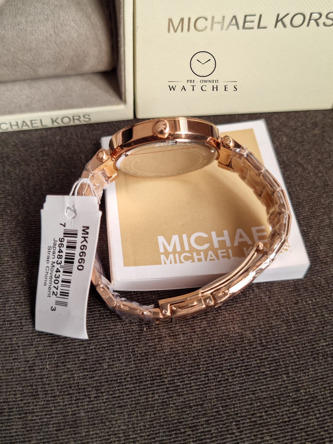 Michael Kors Women’s Quartz Rose Gold Stainless Steel Rose Gold Dial 39mm Watch MK6660