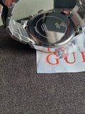 Guess Men’s Quartz Two Tone Stainless Steel Blue Dial 45mm Watch W0379G7