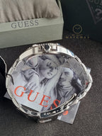 Guess Frontier Stainless Steel Crystal Dial Bracelet Watch W0799G1