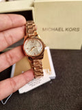 Michael Kors Women’s Quartz Rose Gold Stainless Steel Crystal Pave Dial 26mm Watch MK3692