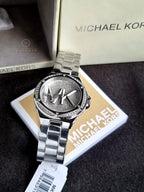 Michael Kors Women’s Quartz Stainless Steel Silver Dial 37mm Watch MK7234