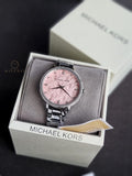 Michael Kors Women’s Quartz Silver Stainless Steel Pink Dial 38mm Watch MK4631