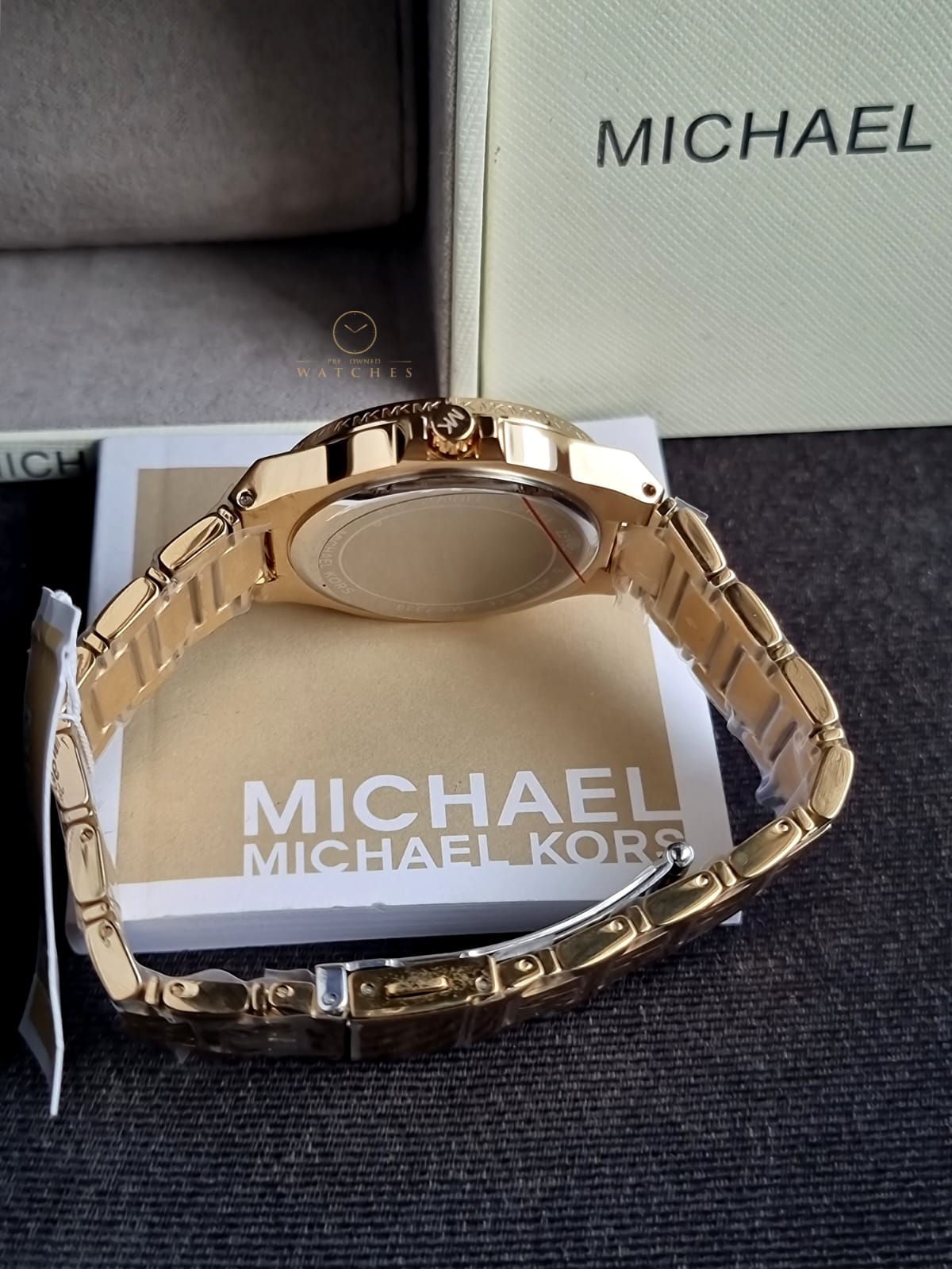 Michael Kors Women’s Quartz Gold Stainless Steel Gold Dial 37mm Watch MK7339