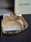 Michael Kors Women’s Quartz Gold Stainless Steel Gold Dial 37mm Watch MK7339